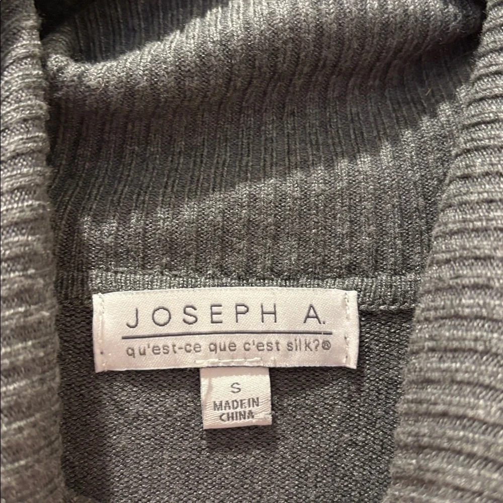 Joseph A. Turtleneck Sweater Silky Charcoal Size Small